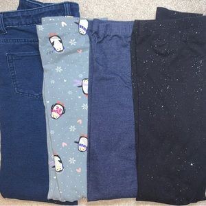 Lot of Girls Fall leggings size 14/16